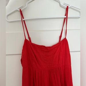 Abercrombie & Fitch maxi red dress